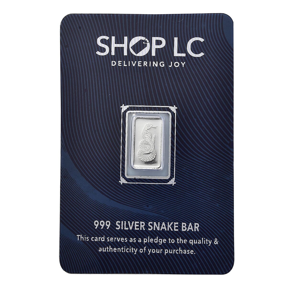 Doorbuster 999.9 Fine Silver Snake Bar (1 g) image number 0