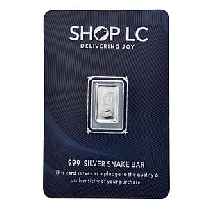Doorbuster 999.9 Fine Silver Snake Bar (1 g)