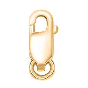 14K Yellow Gold Lobster Clasp with Ring (Size 8.0) (0.34 cts)