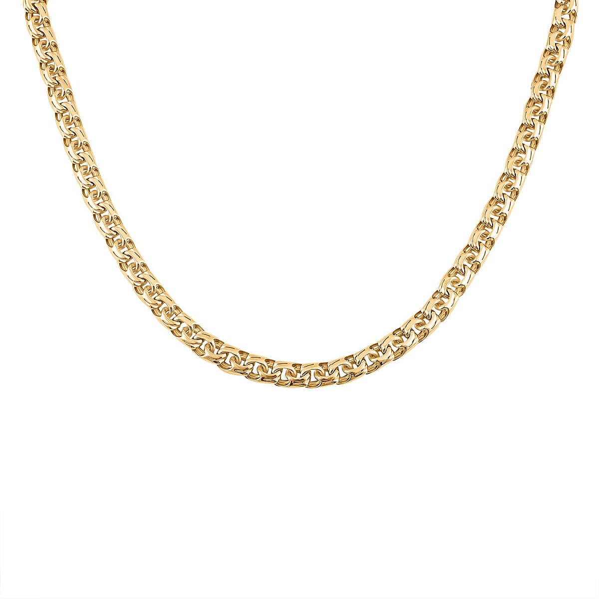 9.8mm Chino Chain Necklace in 10K Yellow Gold 32.4 Grams 22 Inches image number 1