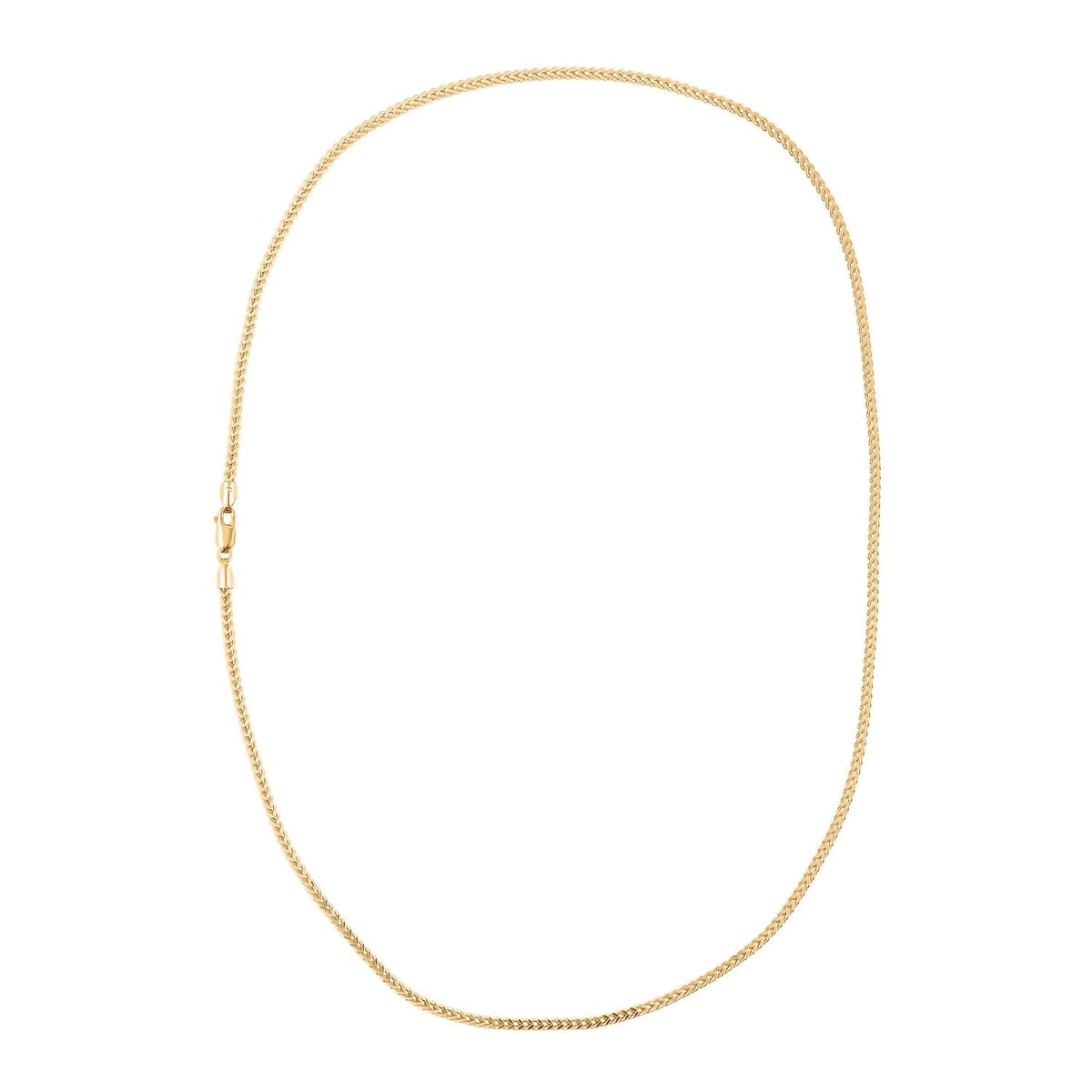 2.8mm Franco Chain Necklace in 10K Yellow Gold 12.10 Grams 26 Inches image number 4
