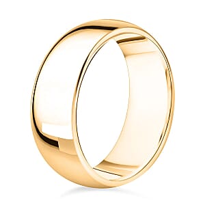 7mm Wedding Band Ring in 10K Yellow Gold (Size 12.0) 5.84 Grams