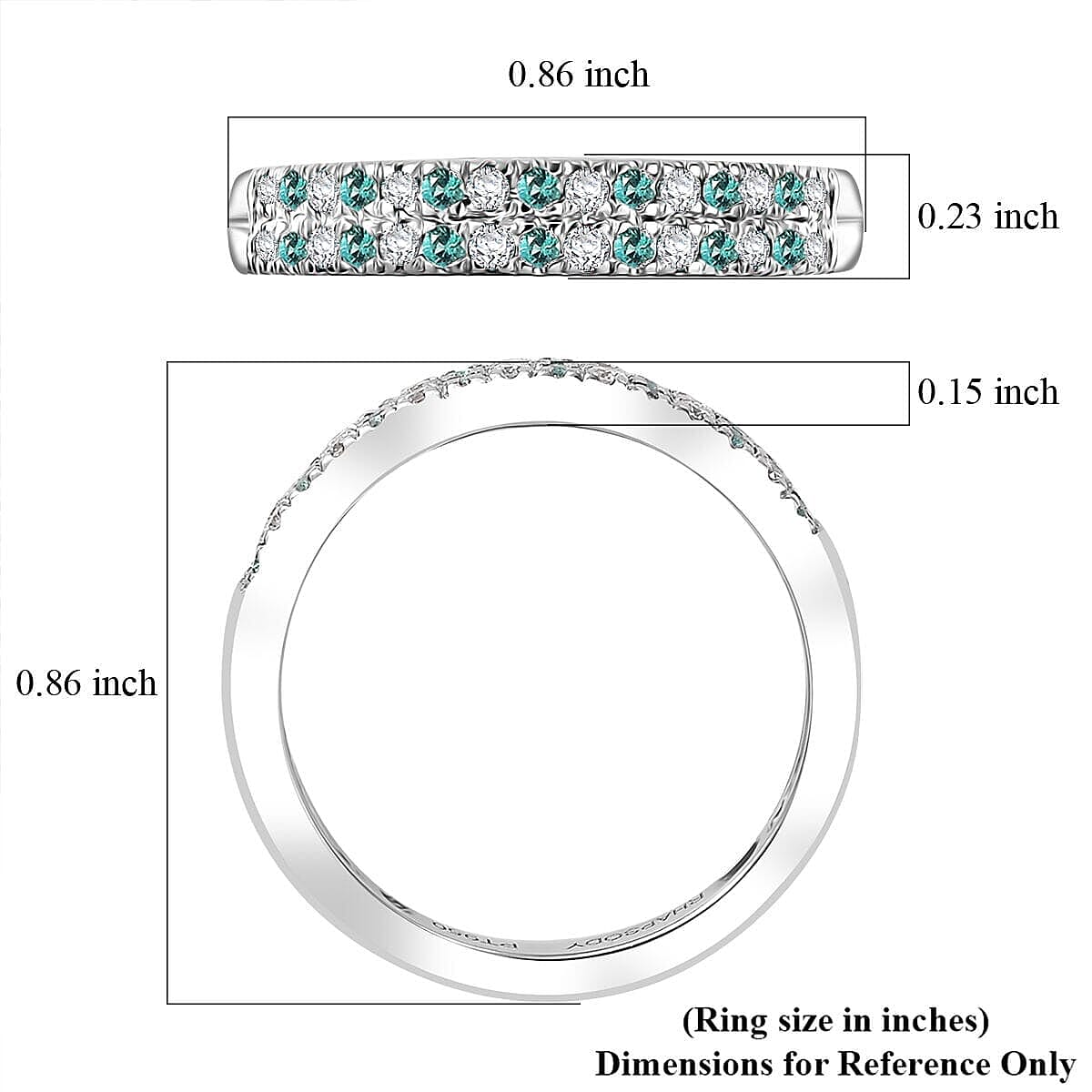 Rhapsody AAAA Paraiba Tourmaline and E-F VS2 Diamond 0.40 ctw Blue Veil Ring in 950 Platinum (Size 10.0) 5.20 Grams
