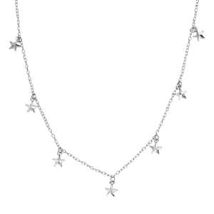 Rhapsody Star Station Necklace in 950 Platinum 5 Grams 18 Inches