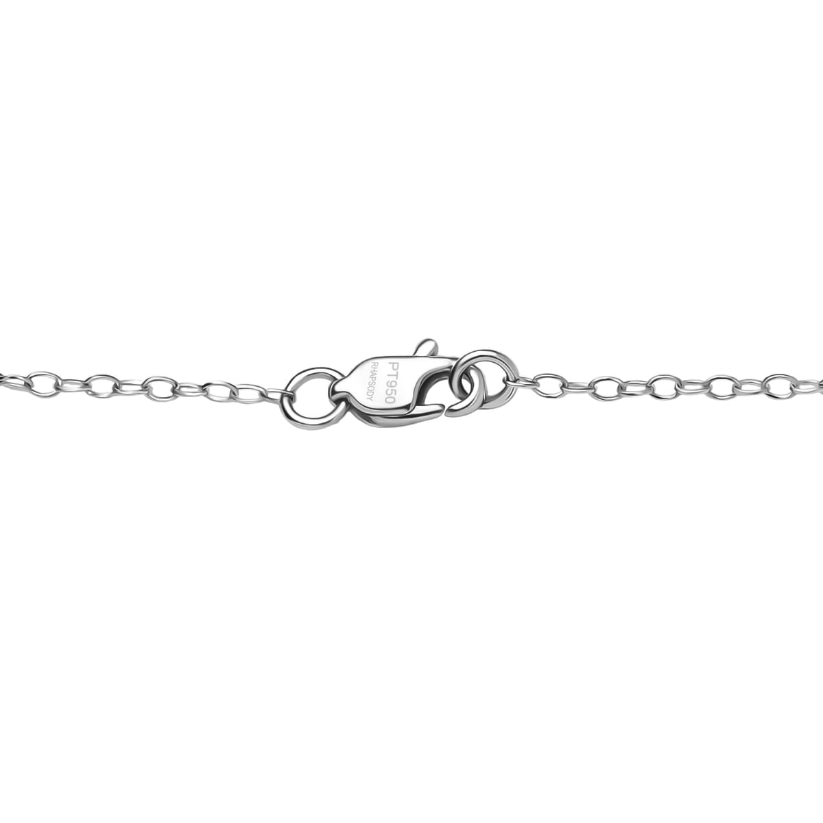 Rhapsody Star Station Necklace in 950 Platinum 5 Grams 18 Inches image number 4