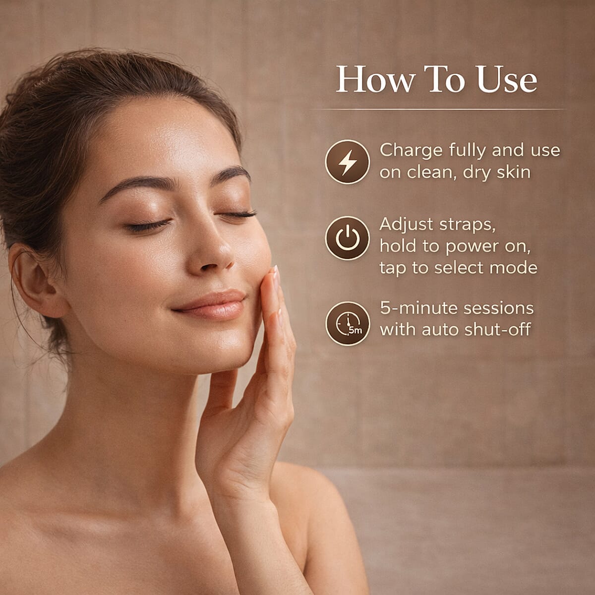 LAB Life & Beauty Elysium Collum LED Neck & Jawline Mask (Lifetime Warranty) image number 2