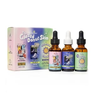 Purifect The Glazed Donut Skin Serum Collection- Facial Serum, Peptide Facial Serum, & Facial Oil Serum (3x 1oz)
