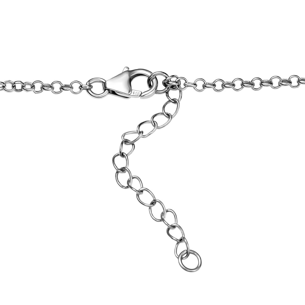 D'Joy Passport to Turkey Floral Necklace in 18K Vermeil YRG and Rhodium Over Sterling Silver 18 Inches 23.25 Grams image number 4