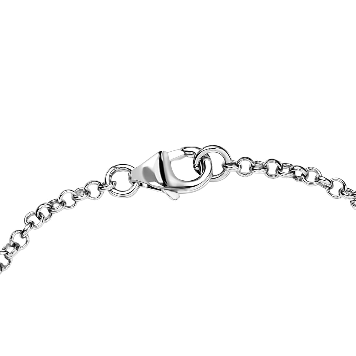 Luxuriant Lab Grown Diamond G-H SI 1.50 ctw Floral Bracelet in Rhodium Over Sterling Silver (7.25 In) 7 Grams image number 3