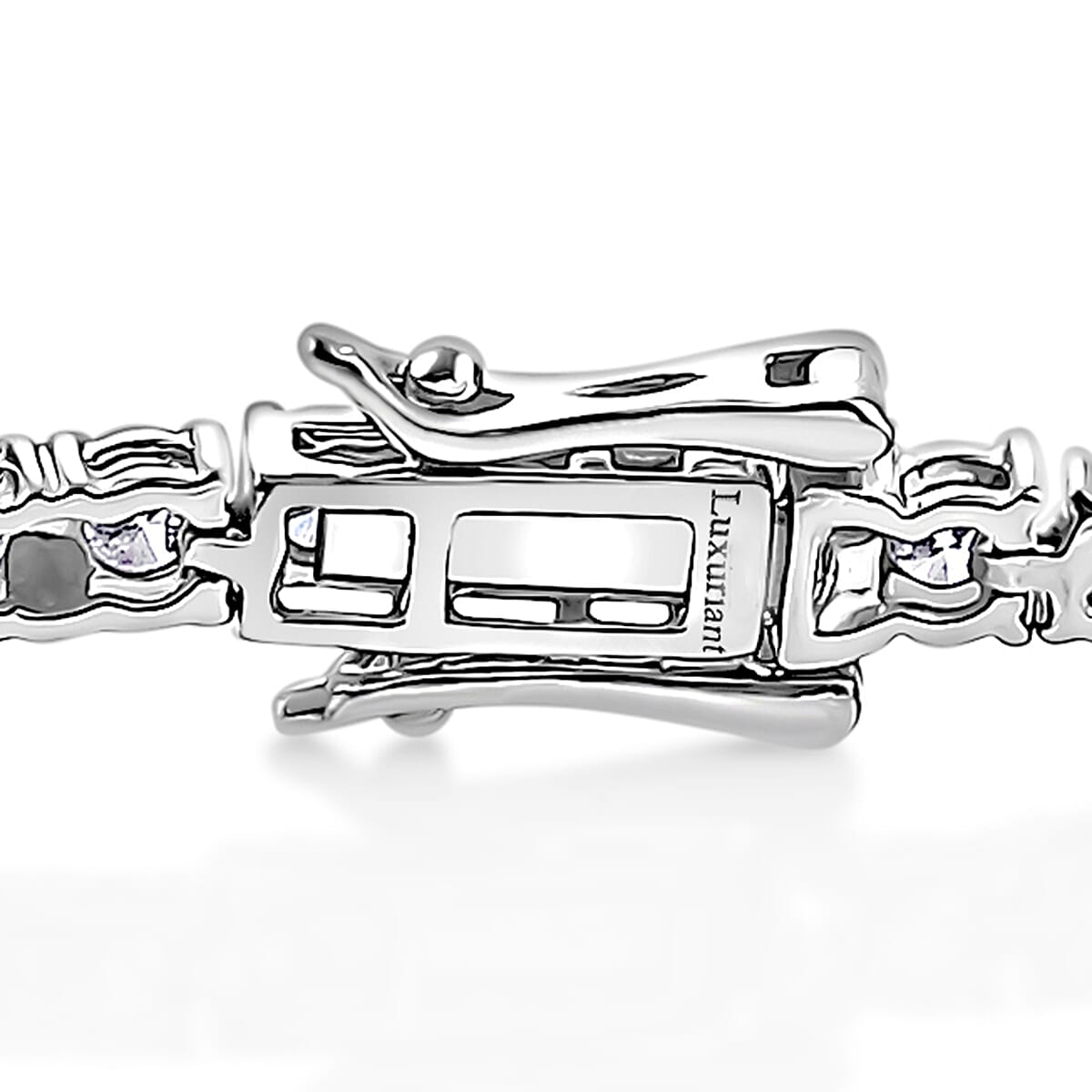 Luxuriant Lab Grown Diamond G-H SI 4.10 ctw Tennis Bracelet in Rhodium Over Sterling Silver (7.25 In) image number 3