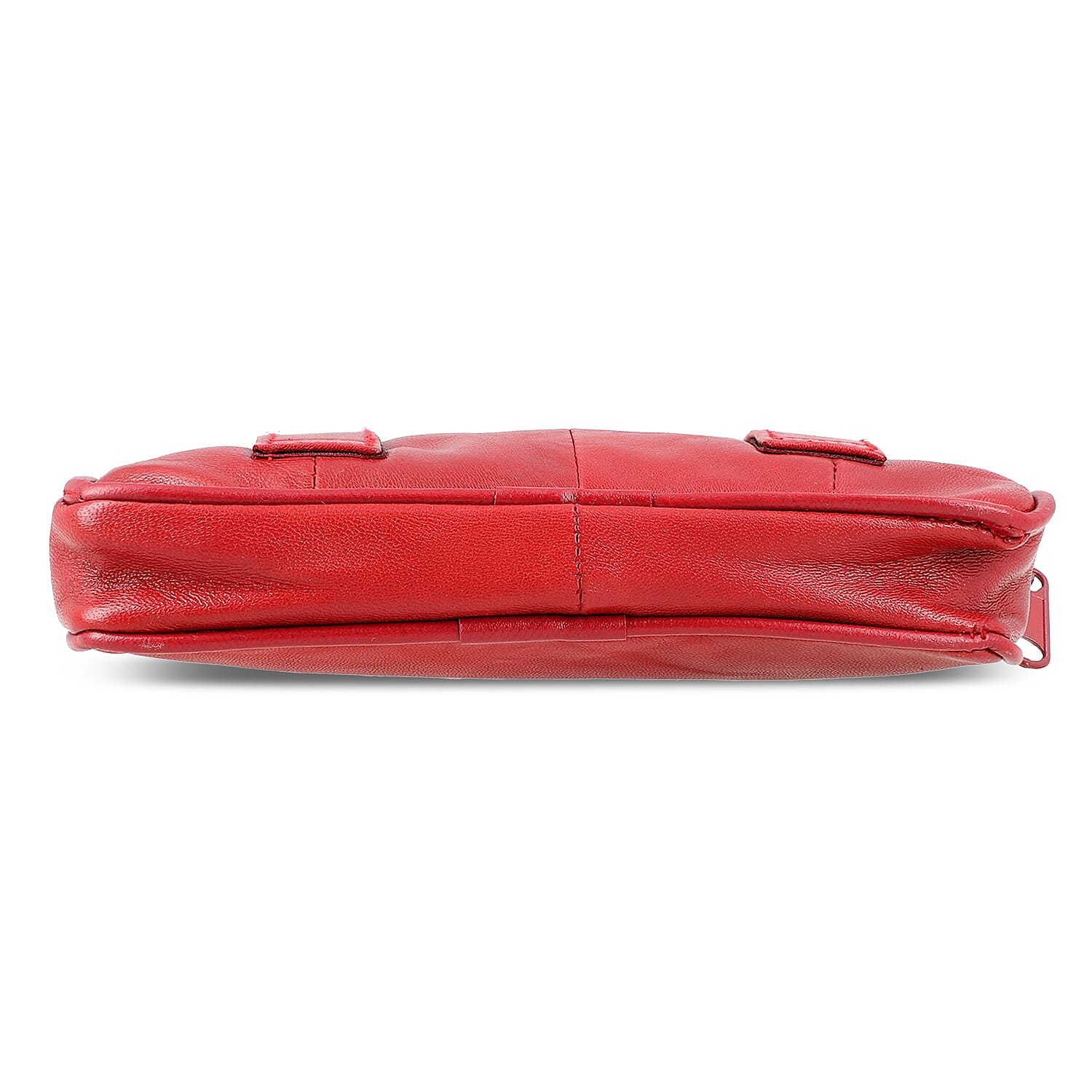 Set of 3 Black, Brown and Red 100% Genuine Leather Pouch