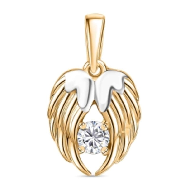 D'Joy Moissanite 0.20 ctw Pendant in Sterling Silver