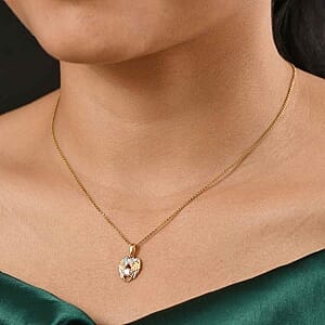 D'Joy Moissanite 0.20 ctw Pendant in Sterling Silver