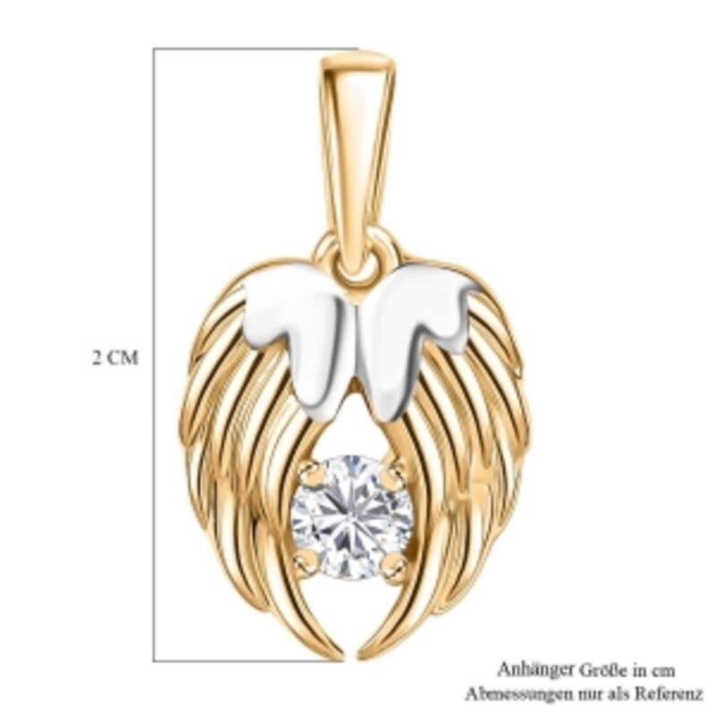 D'Joy Moissanite 0.20 ctw Pendant in Sterling Silver