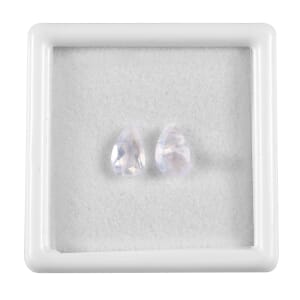 Rainbow Moonstone Set of 2 (Ovl 9x6 mm) 2.15 ctw Loose Gemstone