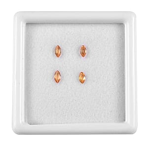 Yellow Sapphire Set of 4 (Mrq 4x2 mm) 0.29 ctw Loose Gemstone