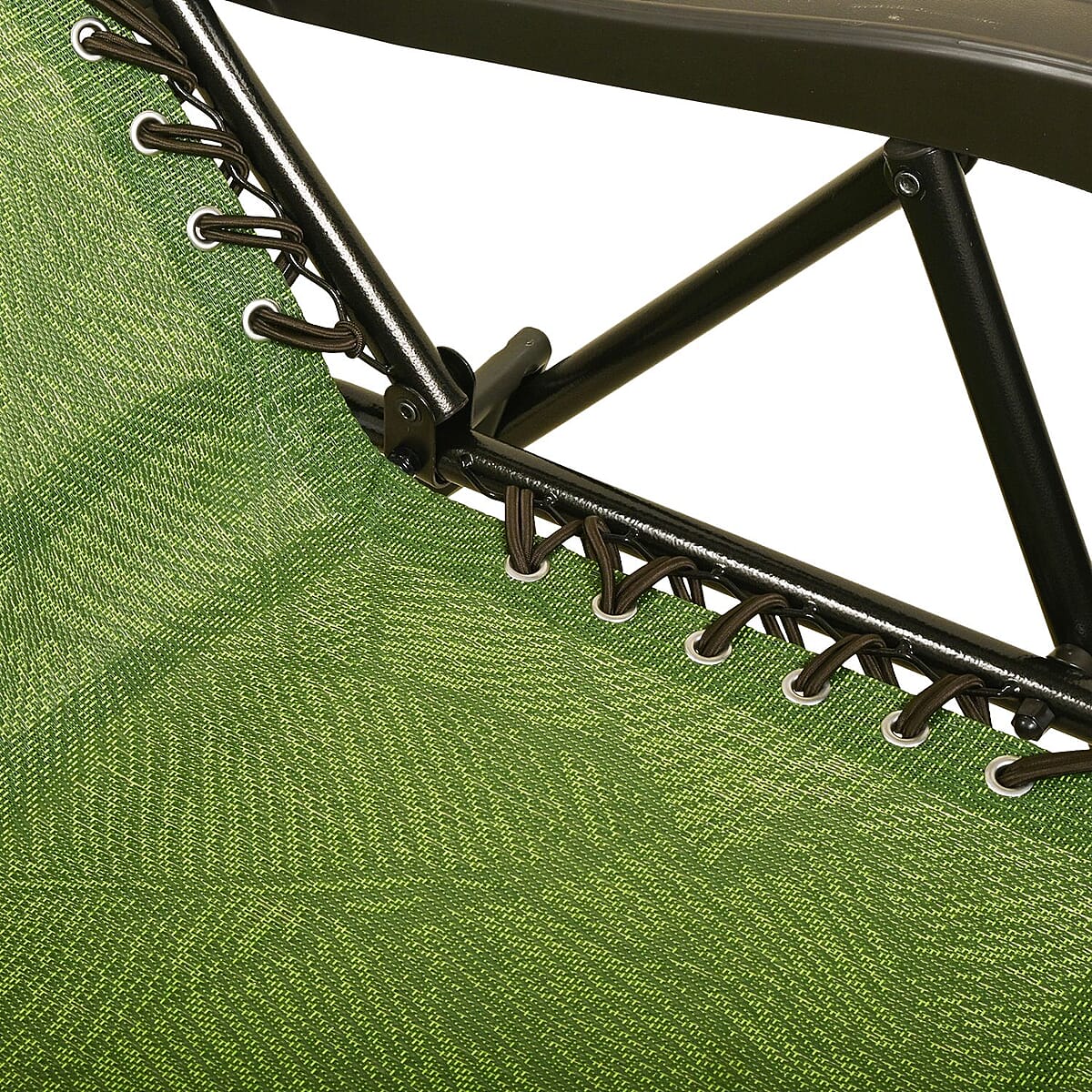 Bliss Reclinable Sling Patio Chair with Pillow -Green Banana Leaf image number 1