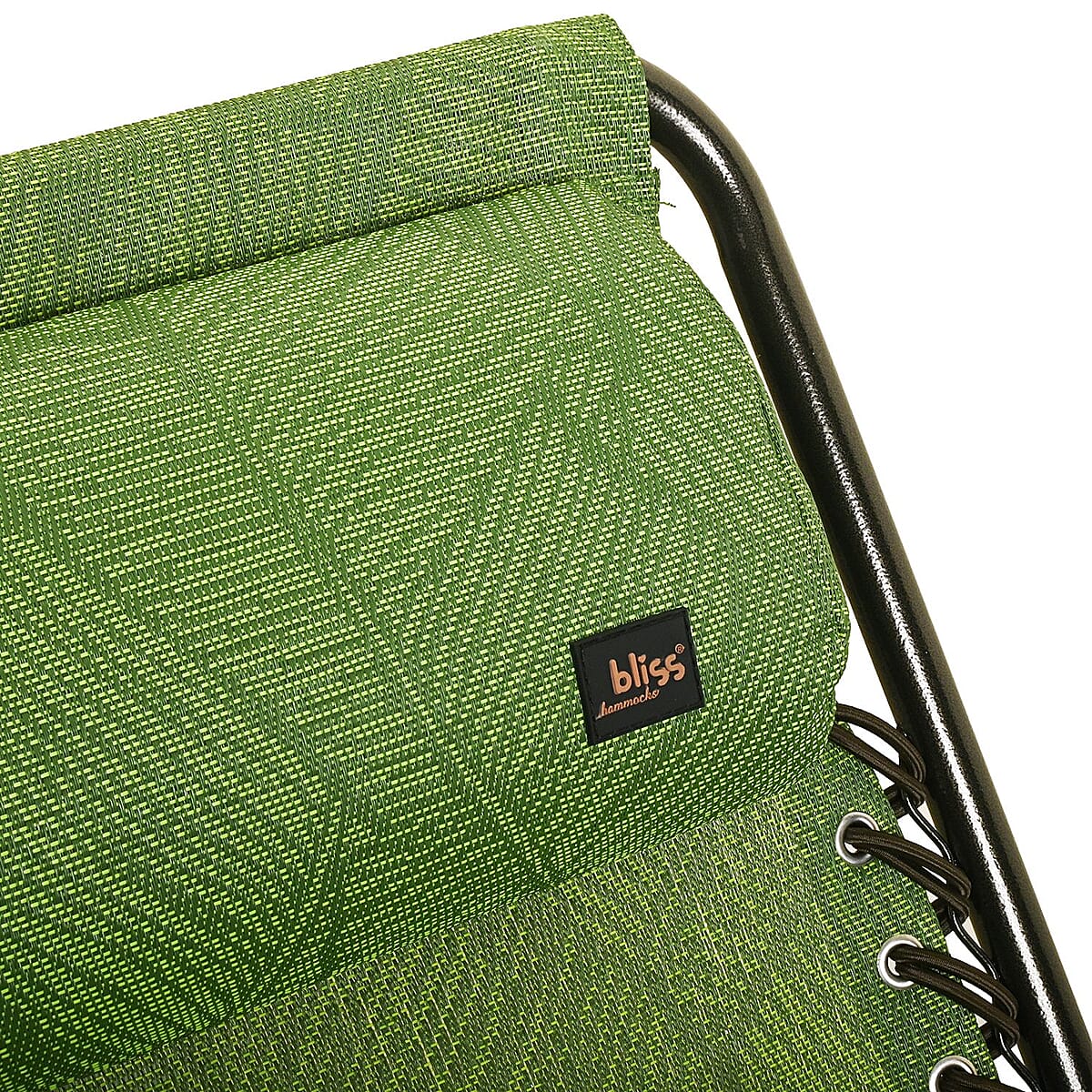 Bliss Reclinable Sling Patio Chair with Pillow -Green Banana Leaf image number 2