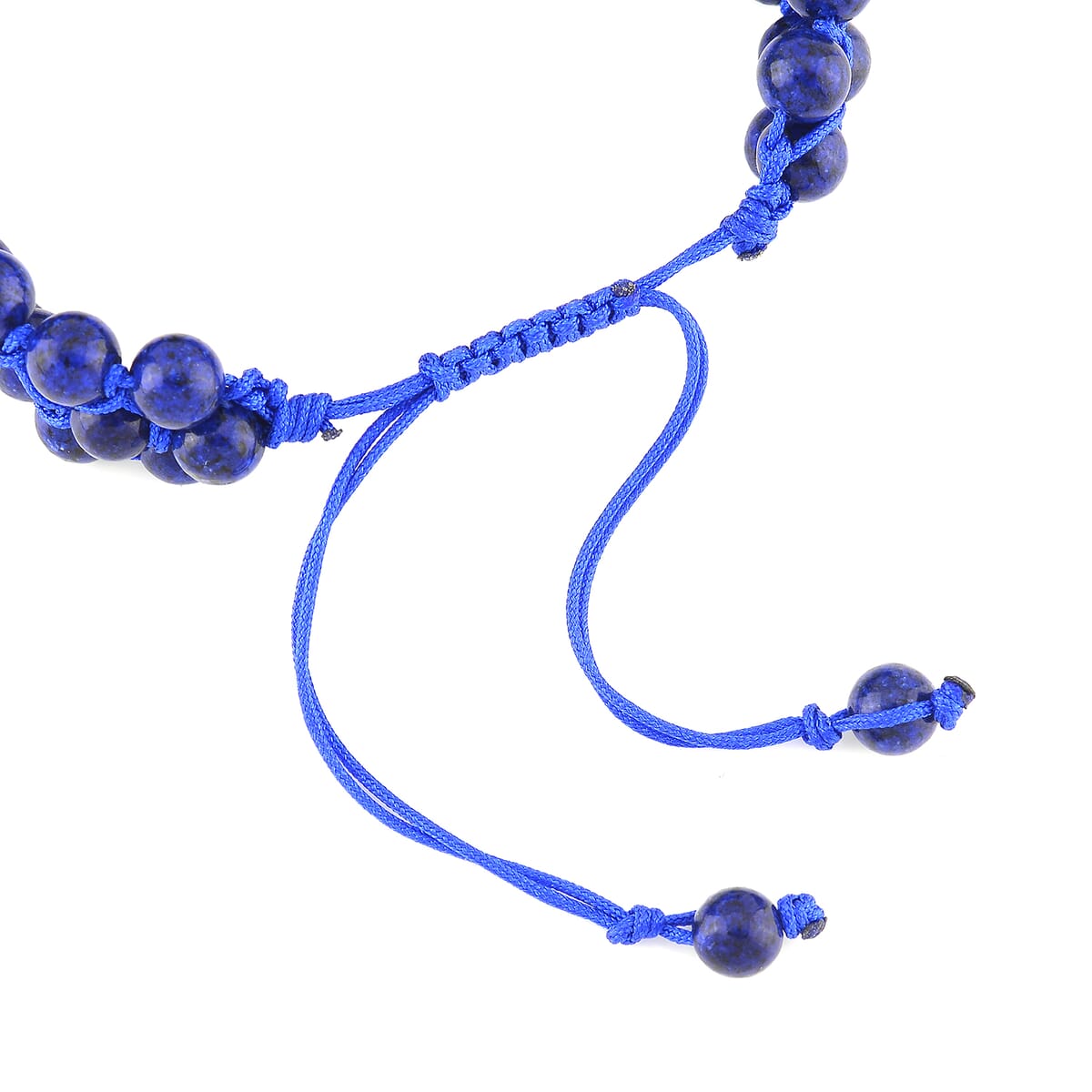 Lapis Lazuli Beaded Three-Row Bracelet (6-9In) 140.00 ctw image number 5