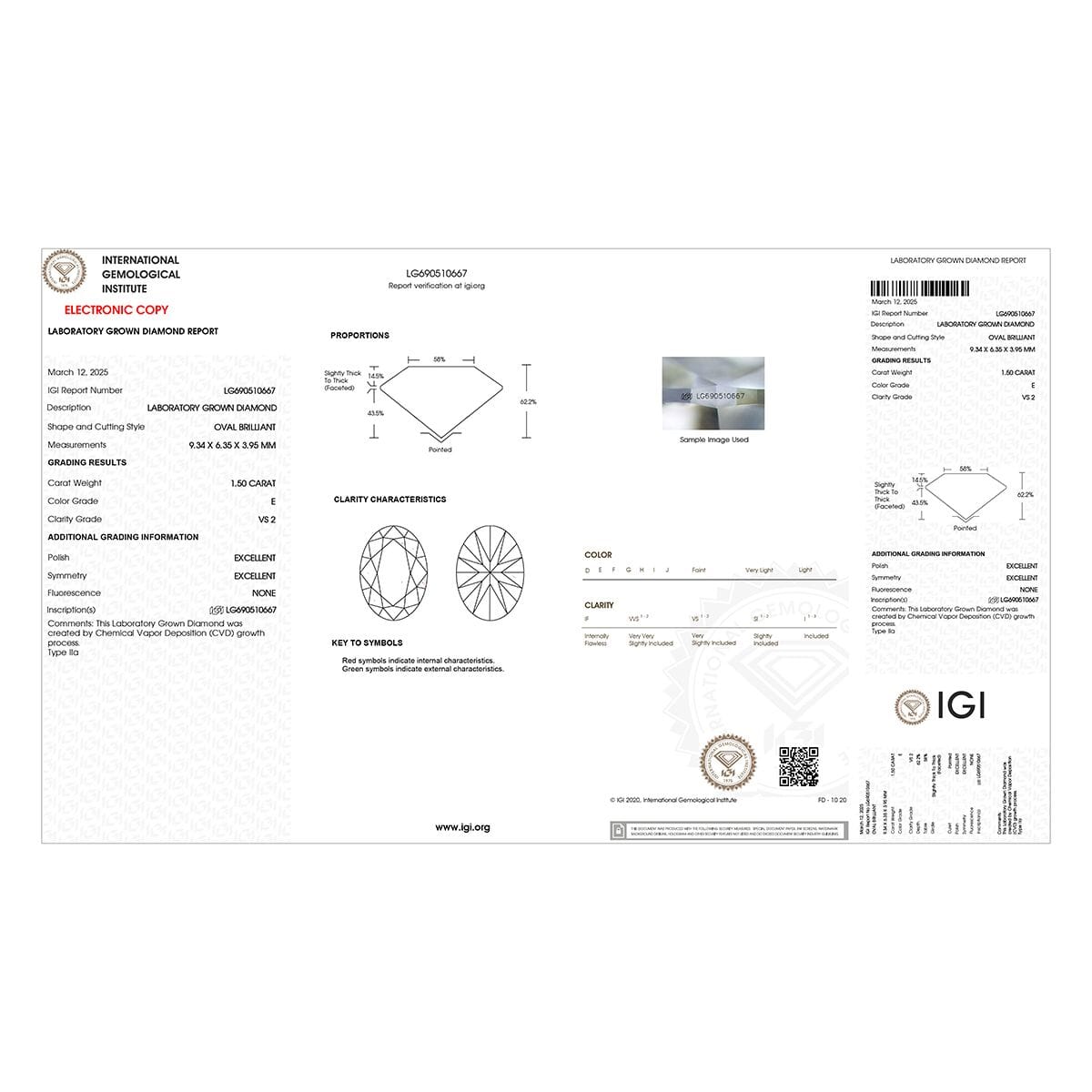 IGI Certified 950 Platinum Luxuriant Lab Grown Diamond E-F VS 2.00 ctw Bridge Ring (Size 10.0) 5.60 Grams image number 6