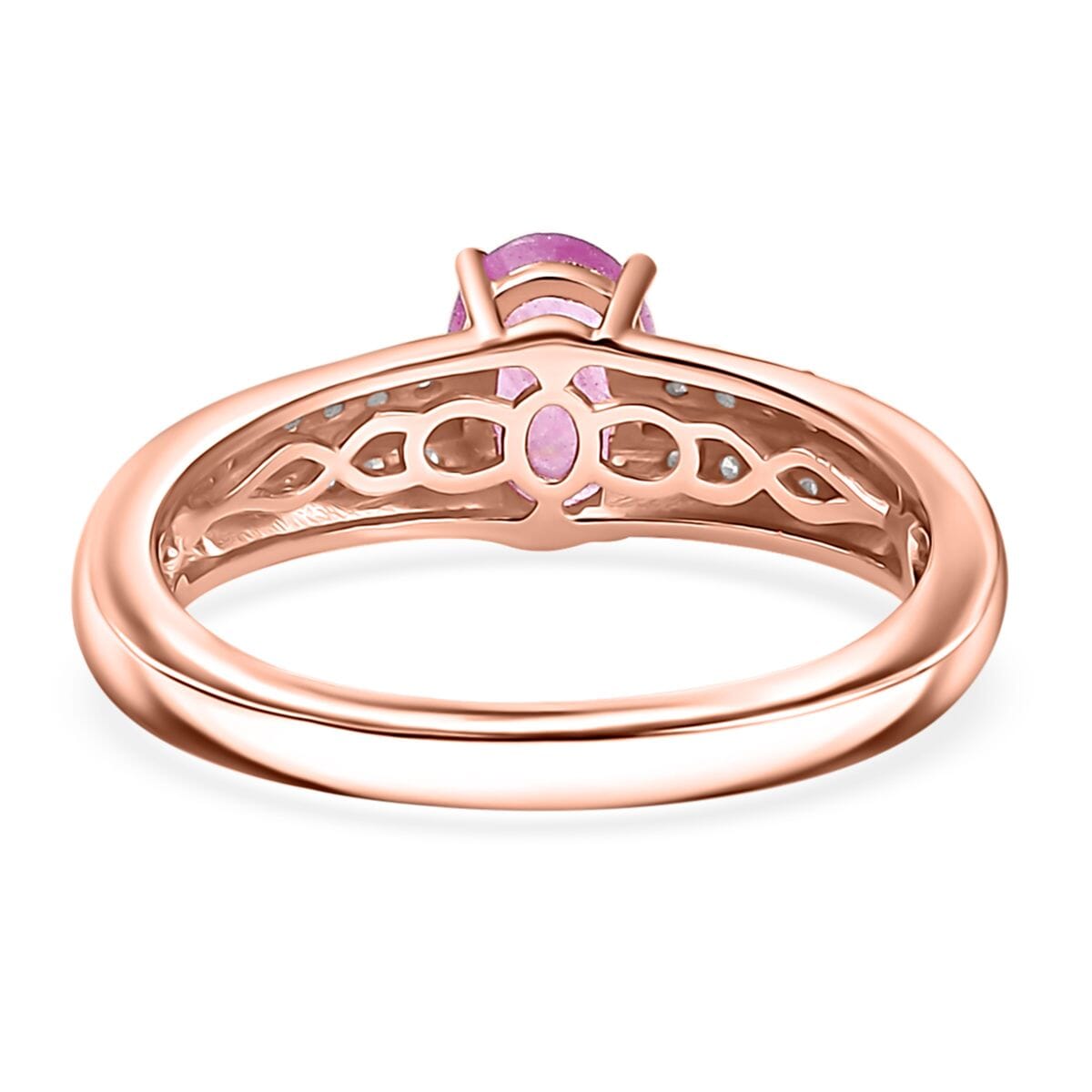 Buy D'Joy Ilakaka Hot Pink Sapphire (FF) and Moissanite 1.30