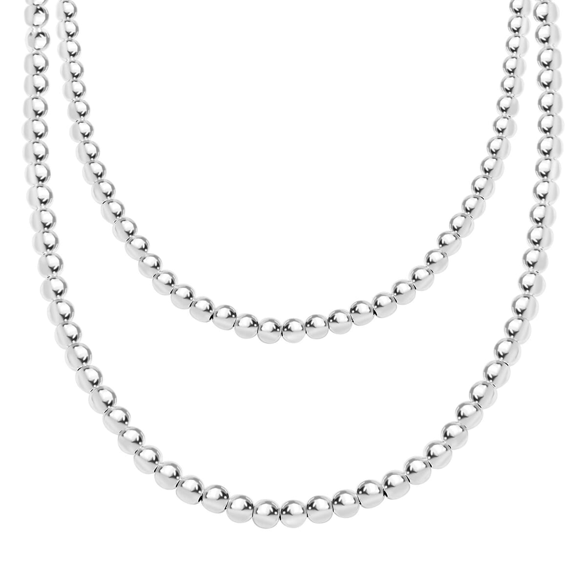 Italian La Bella Sterling Silver Necklace (20 Inches) (14.79 g) image number 0