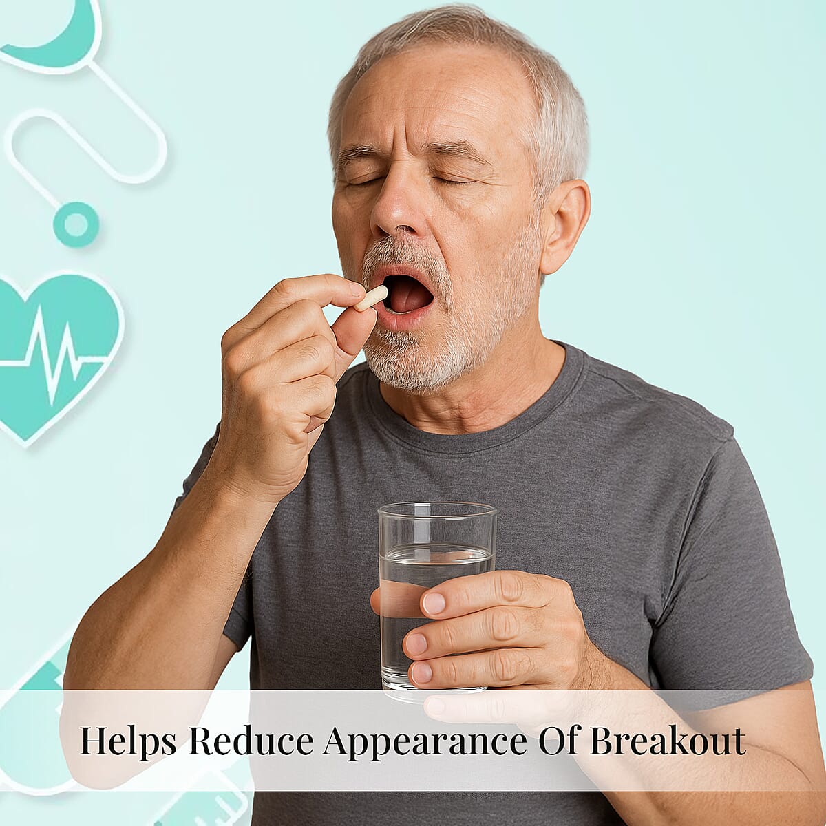 Health Thru Nutrition Skineu™ Skin Probiotic and Prebiotic (30 Vegecaps) image number 1