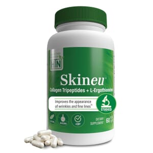 Health Thru Nutrition Skineu™ Collagen Tripeptide and EGT L-Ergothioneine (60 Vegecaps)