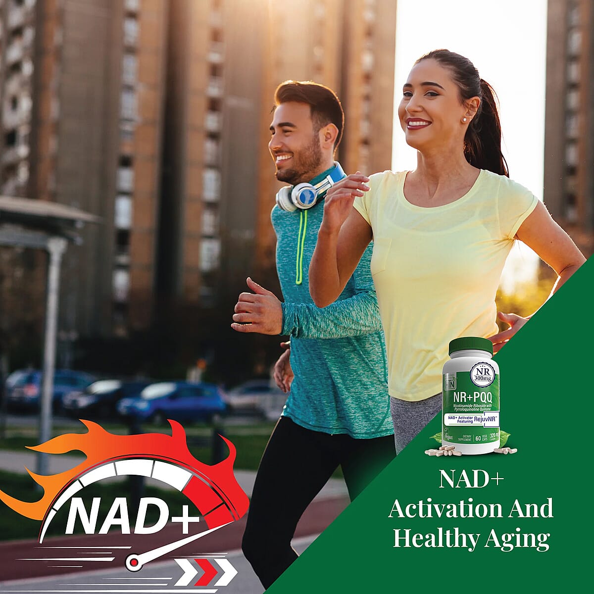 Health Thru Nutrition NR with PQQ NAD and Activator (60 Vegecaps) image number 2