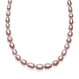 Freshwater Pearl Drop Shape Necklace in 18K Vermeil Yellow Gold Over Sterling Silver 18 Inches
