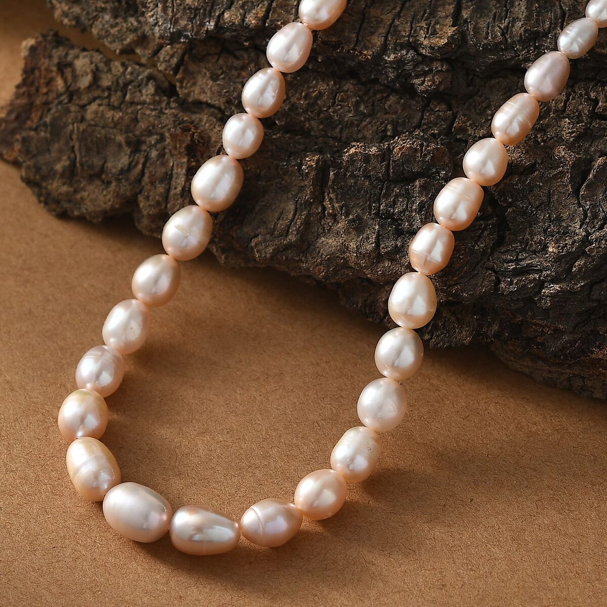 Freshwater Pearl Drop Shape Necklace in 18K Vermeil Yellow Gold Over Sterling Silver 18 Inches image number 1