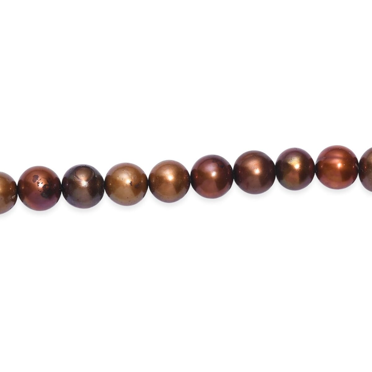 Bronze Dyed Pearl Endless Necklace (28 Inches) image number 4