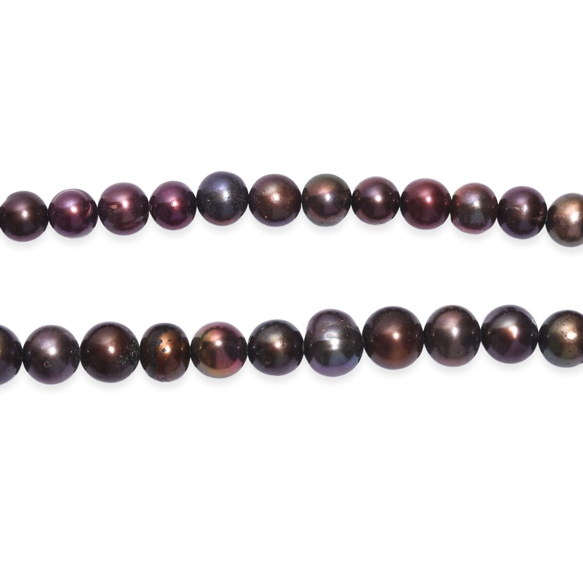Peacock Dyed Pearl Endless Necklace (28 Inches) image number 4