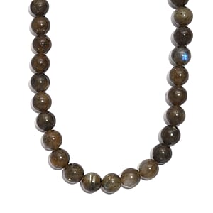 Malagasy Labradorite 300.00 ctw Necklace in Platinum Bond 18 Inches