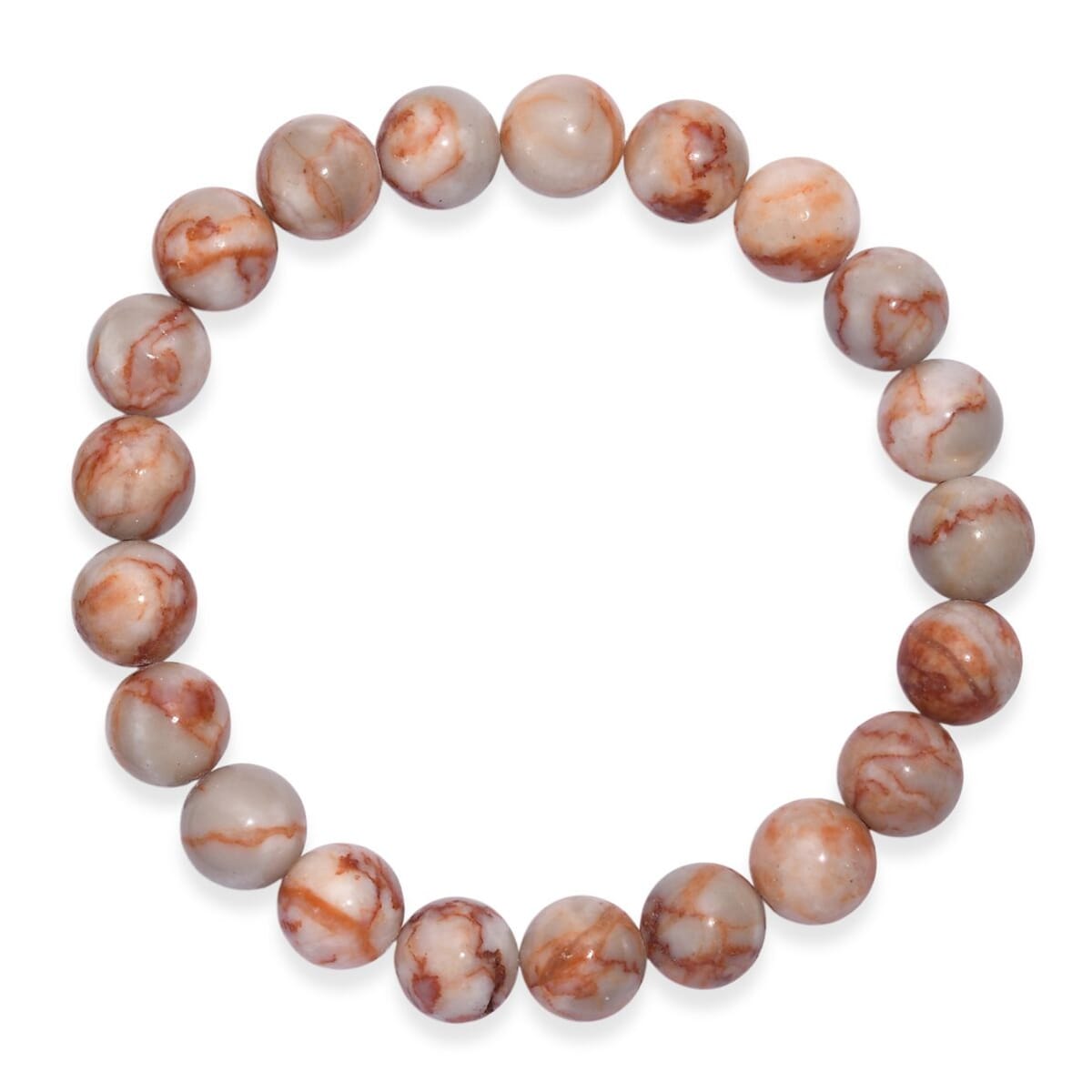 Picasso Jasper 150.00 ctw Beaded Stretch Bracelet image number 0