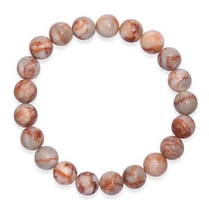 Picasso Jasper 150.00 ctw Beaded Stretch Bracelet