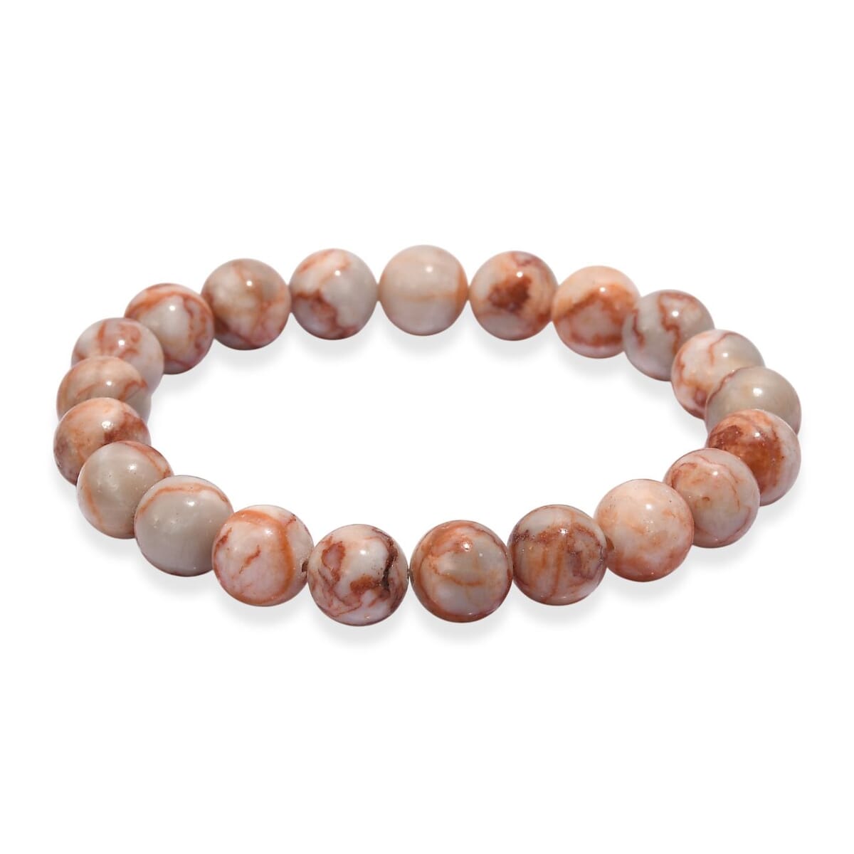 Picasso Jasper 150.00 ctw Beaded Stretch Bracelet image number 3