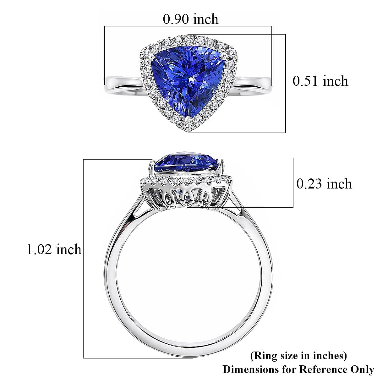 Gem Hunter Collection Certified & Appraised Rhapsody 950 Platinum AAAA Tanzanite, Diamond  (E-F, VS) Ring (Size 5.5) (Ship in 10 -15 Days) 4.03 ctw image number 5