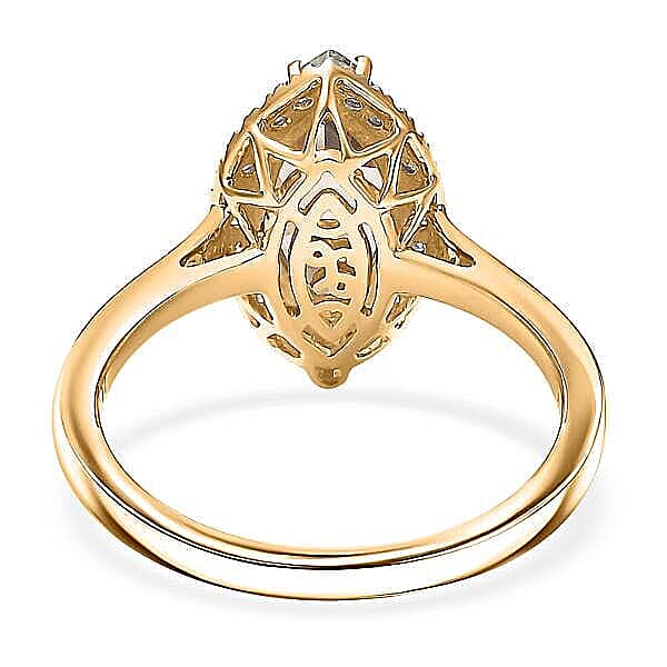 Certified & Appraised Luxoro 14K Yellow Gold AAA Turkizite, Diamond (G-H, I2) Ring (Size 5.0) 2.40 ctw