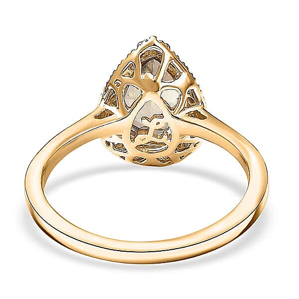 Certified & Appraised Luxoro 14K Yellow Gold AAA Turkizite, Diamond (G-H, I2) Ring (Size 5.0) 2.44 ctw