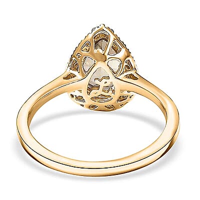 Certified & Appraised Luxoro 14K Yellow Gold AAA Turkizite, Diamond (G-H, I2) Ring (Size 5.0) 2.44 ctw