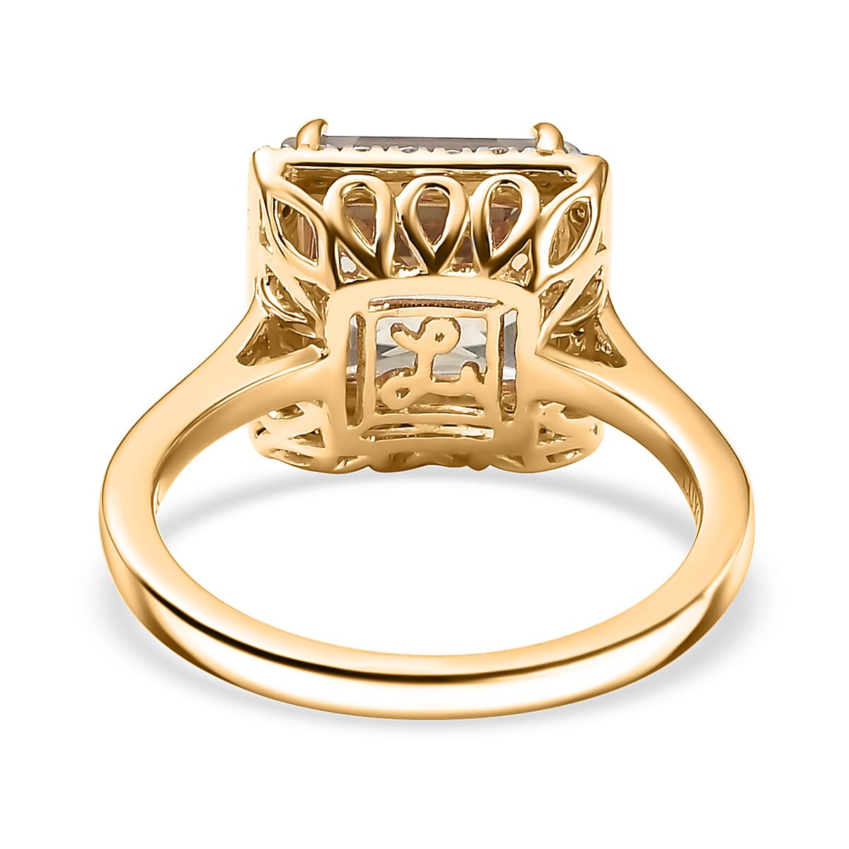 Certified & Appraised Luxoro 14K Yellow Gold AAA Turkizite, Diamond (G-H, I2) Ring (Size 9.0) 4.90 ctw image number 4