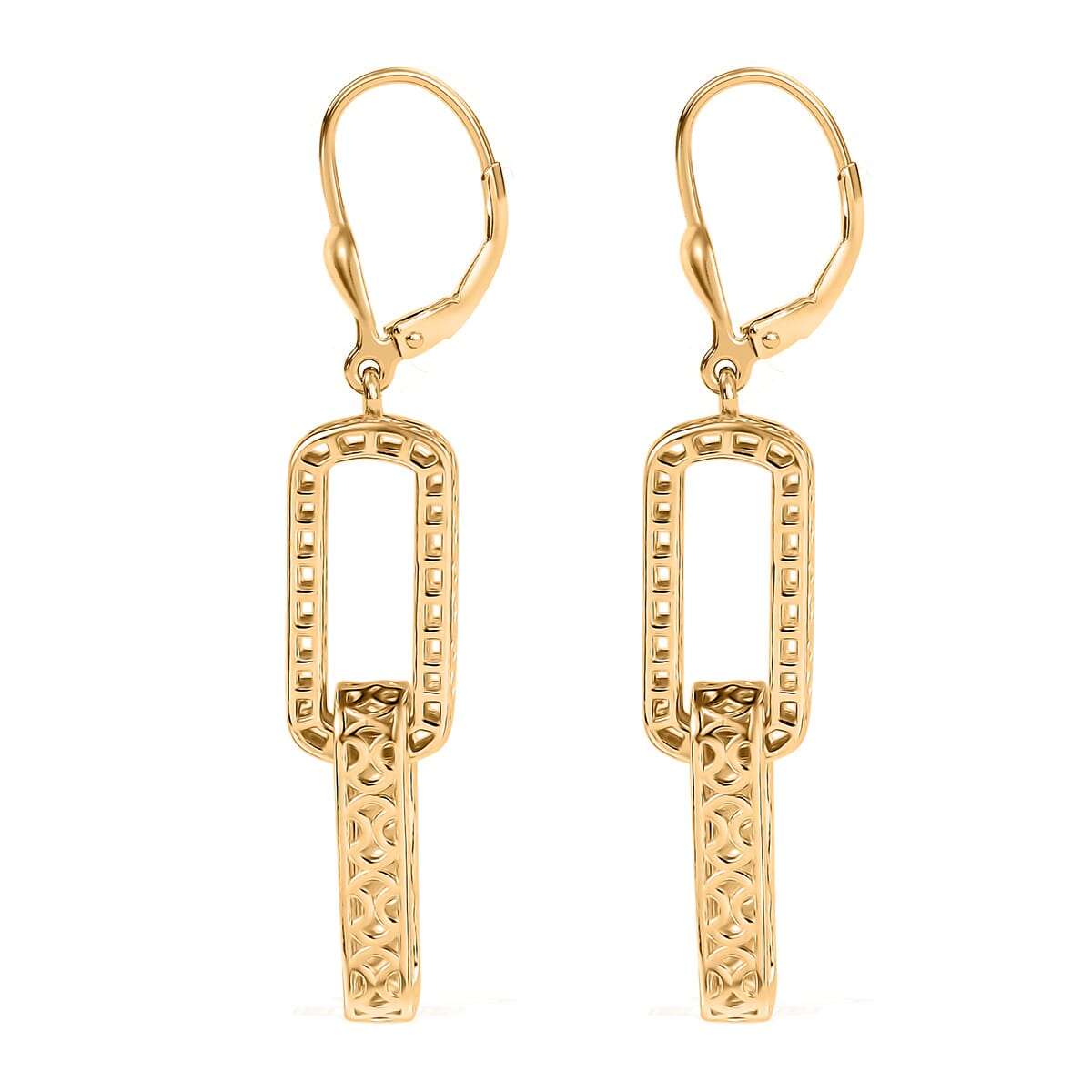 D'Joy Passport to Turkey Fancy Earrings in 18K Vermeil YG Over Sterling Silver 4.75 Grams image number 3