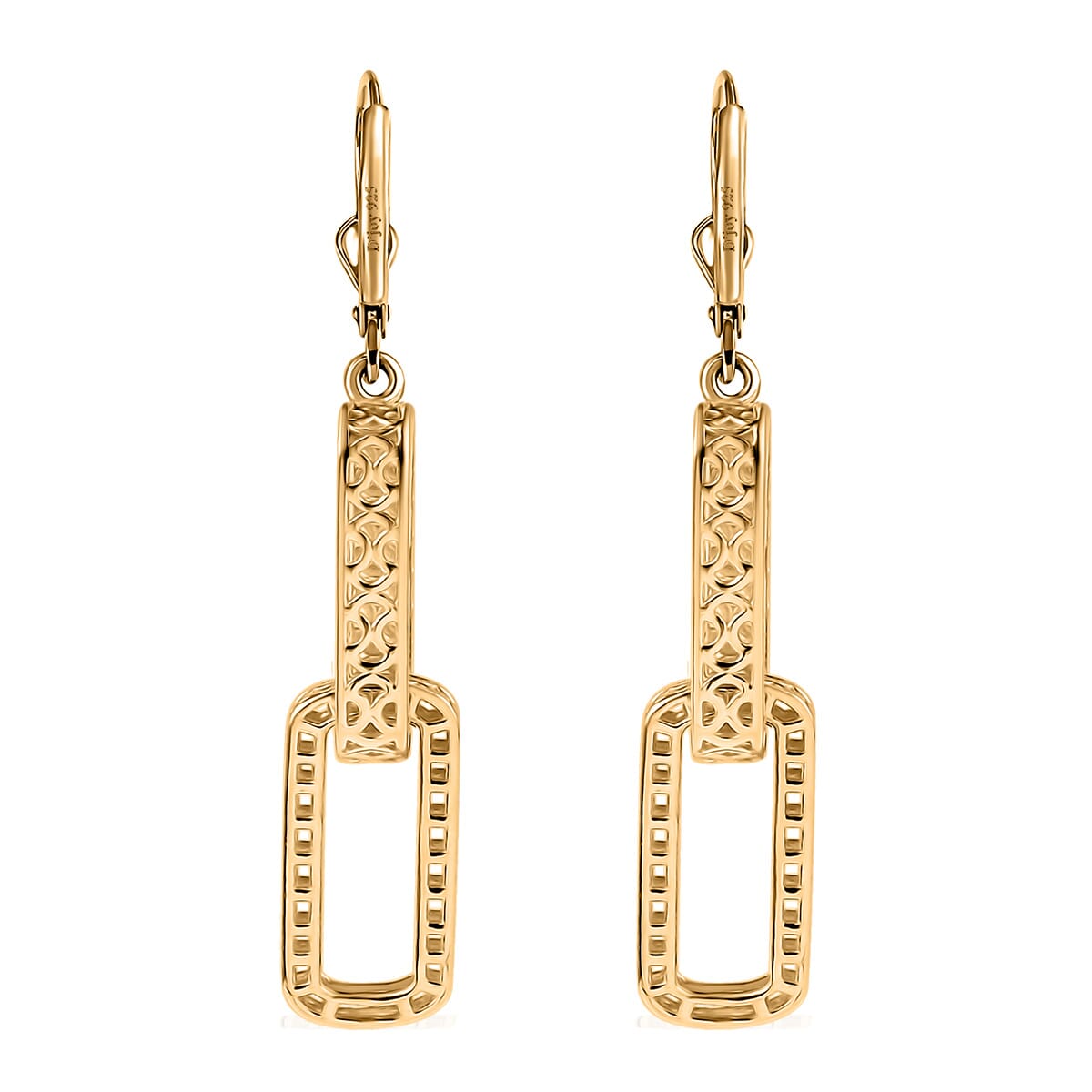 D'Joy Passport to Turkey Fancy Earrings in 18K Vermeil YG Over Sterling Silver 4.75 Grams image number 4
