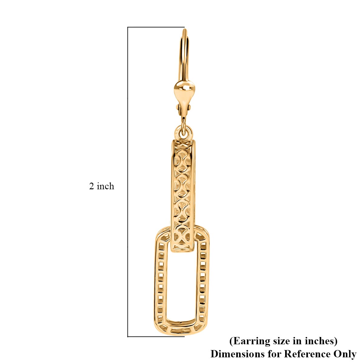 D'Joy Passport to Turkey Fancy Earrings in 18K Vermeil YG Over Sterling Silver 4.75 Grams image number 5