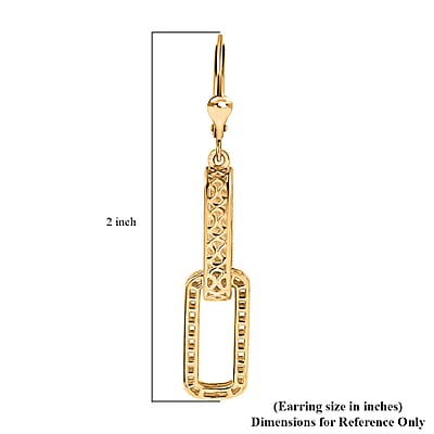 D'Joy Passport to Turkey Fancy Earrings in 18K Vermeil YG Over Sterling Silver 5 Grams