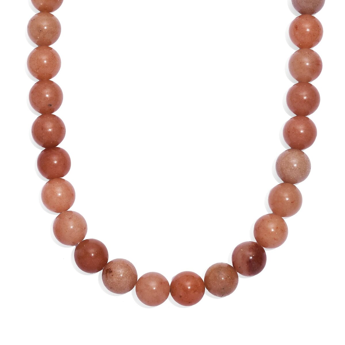 Sunstone 290.00 ctw Beaded Necklace in Platinum Bond 18 Inches image number 0