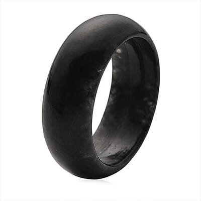 Black Jade 25.00 ctw Band Ring (Size 5.0)
