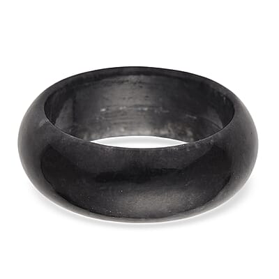 Black Jade 25.00 ctw Band Ring (Size 5.0)