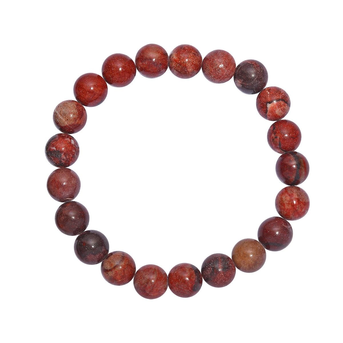 Multi Jasper 150.00 ctw Beaded Stretch Bracelet image number 0